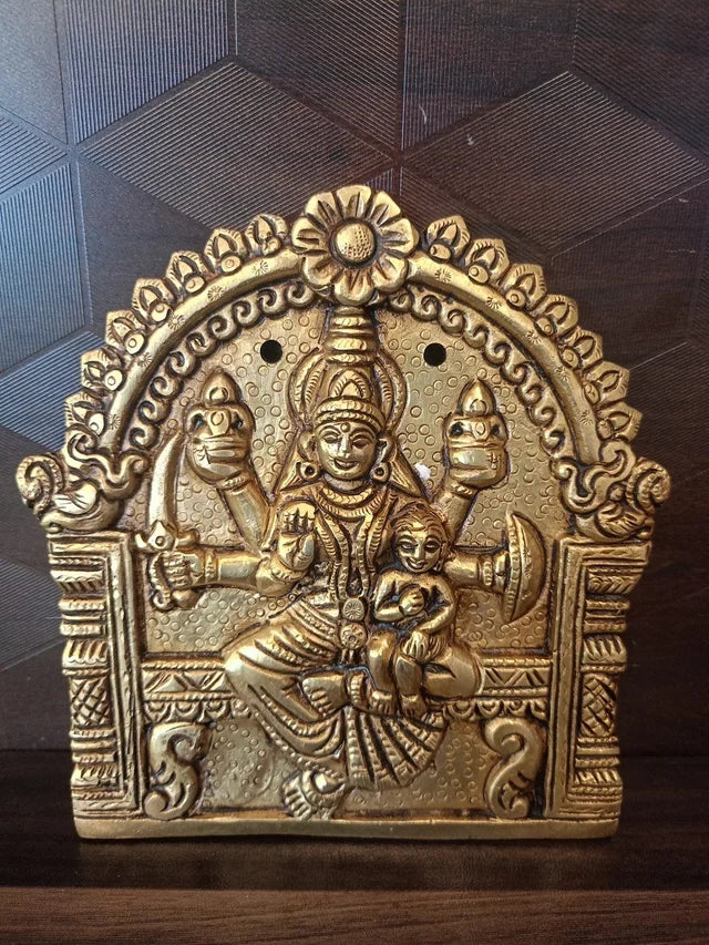 Brass Ashtalakshmi Set Door Panel | 8 Lakshmi Forms Brass Entrance Decor for Prosperity & Home