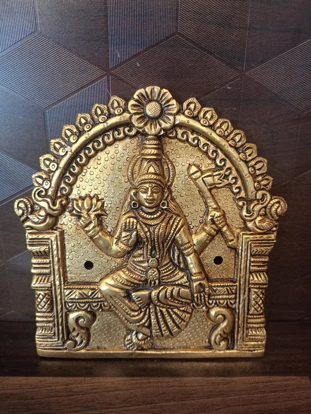Brass Ashtalakshmi Set Door Panel | 8 Lakshmi Forms Brass Entrance Decor for Prosperity & Home