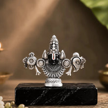 Lord Balaji Face Idol | Pure Silver Plated